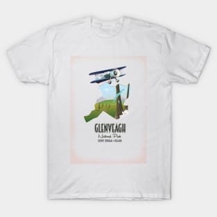 Glenveagh National Park Ireland Map T-Shirt